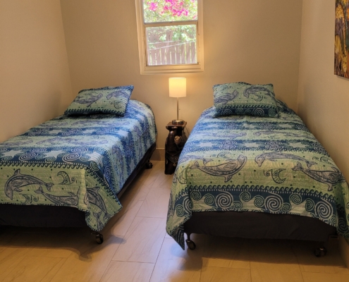 Twin bedroom at Provo Villa at Grace Bay Beach Turks and Caicos Islands