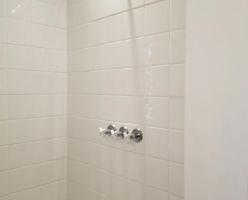 Hallway bath shower, no tub | French Riviera (2nd floor condo)